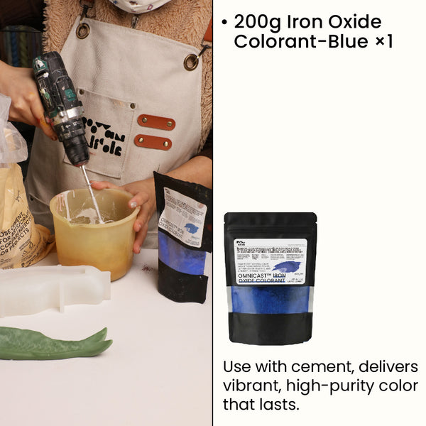 OmniCast™ Iron Oxide Colorant – Blue (200g)