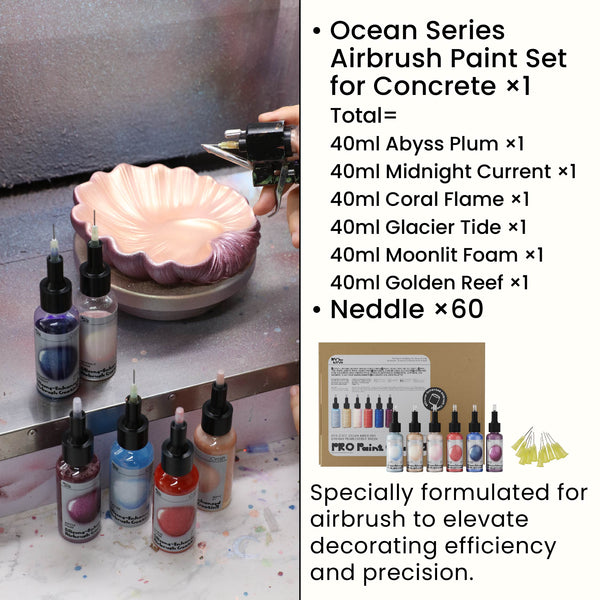 Ocean Series Airbrush Paint Set