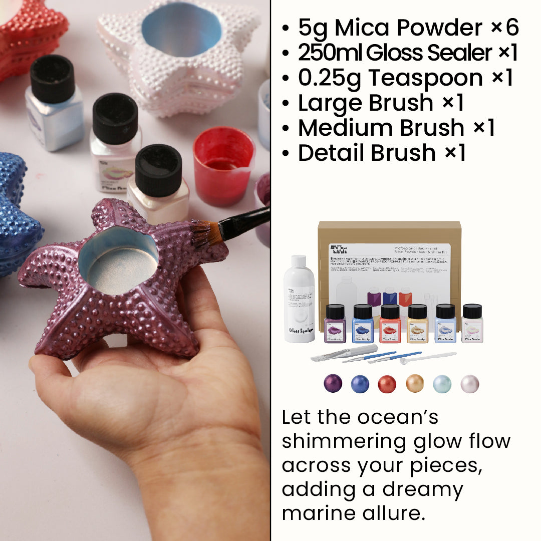 Starfish Tide Candle Jar Silicone Mold Collection – Boowan Nicole