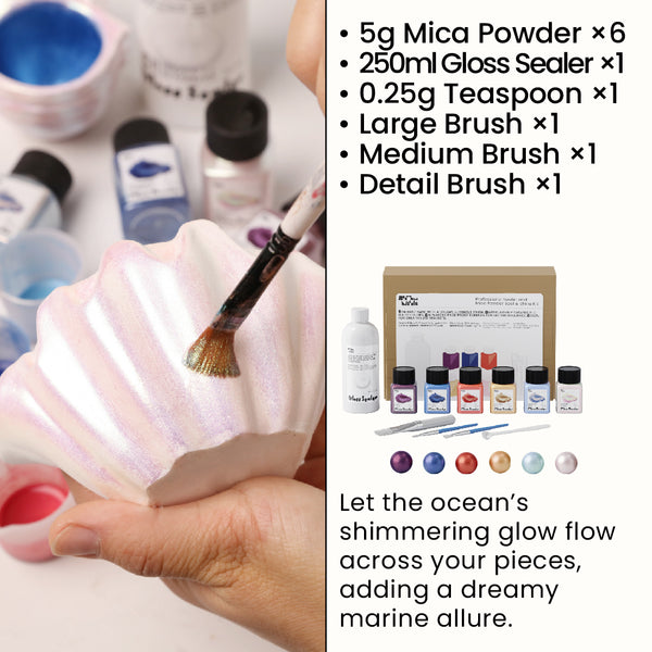 Ocean Series Glitter Sealer Kit