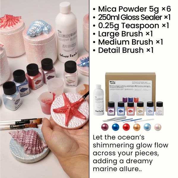 Ocean Series Glitter Sealer Kit
