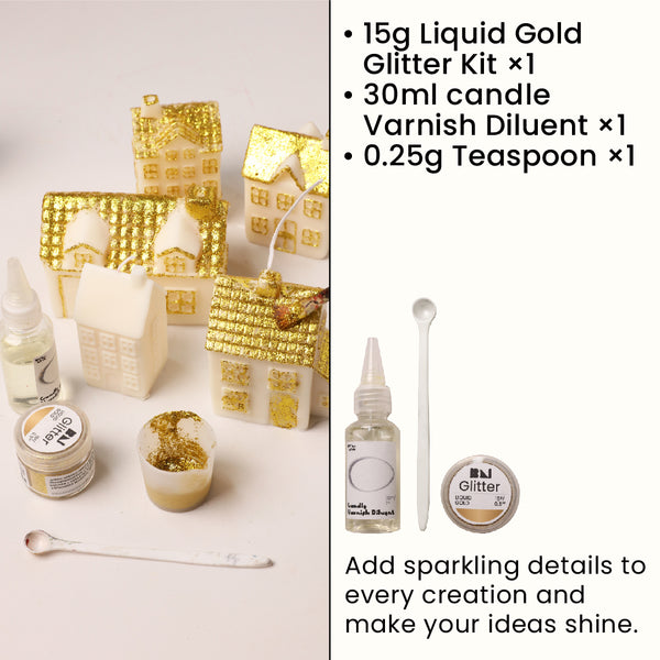 High-Sparkle Glitter  -Liquid Gold