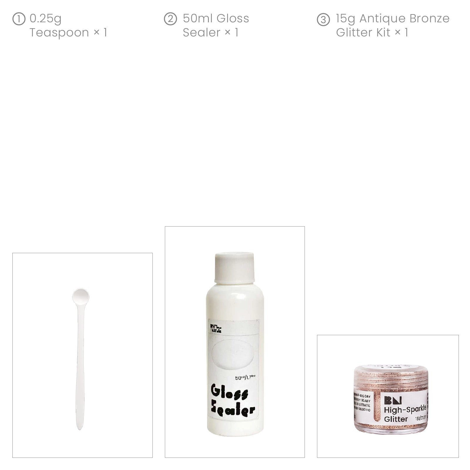6-Color High-Sparkle Glitter Set for Holiday craft