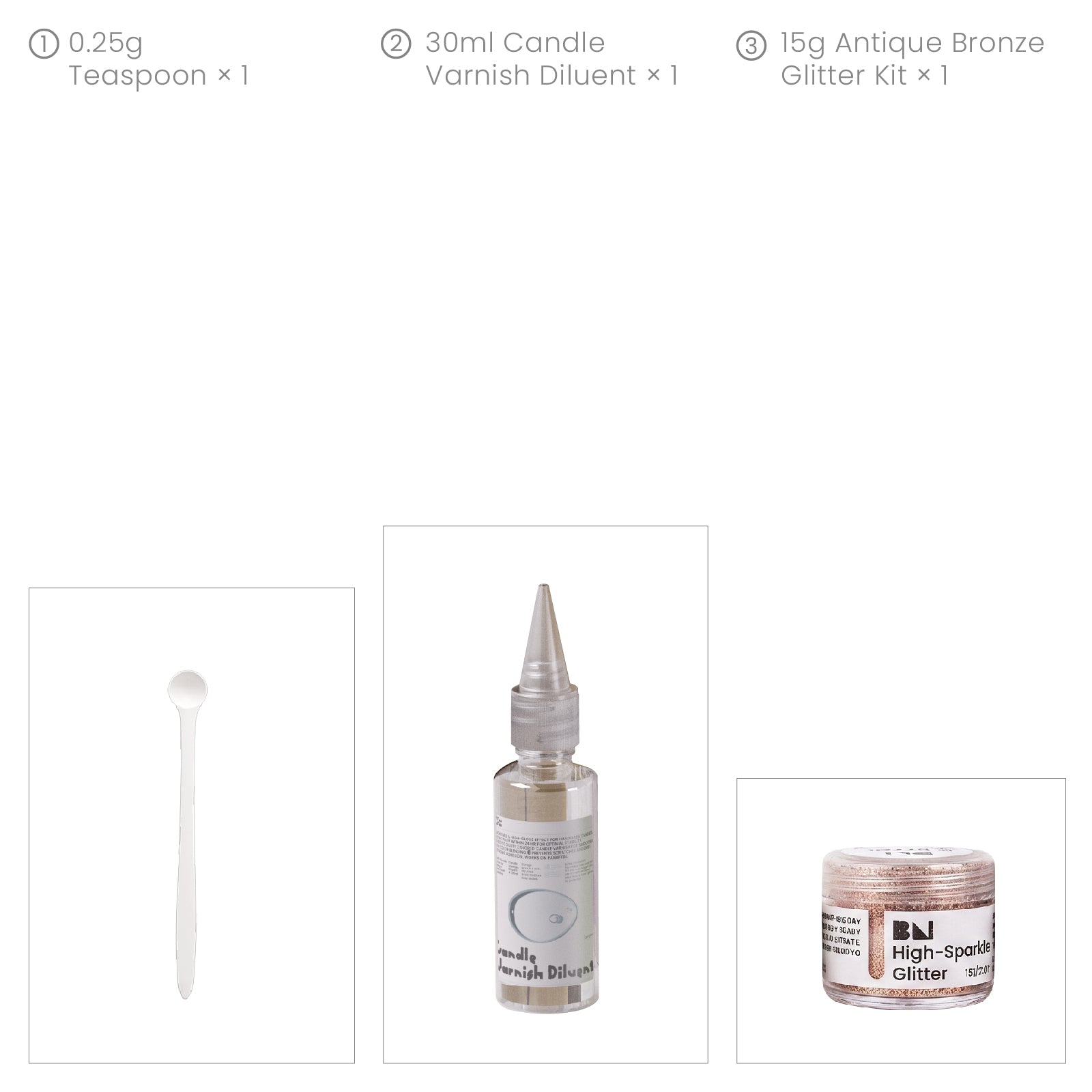 6-Color High-Sparkle Glitter Set for Holiday craft