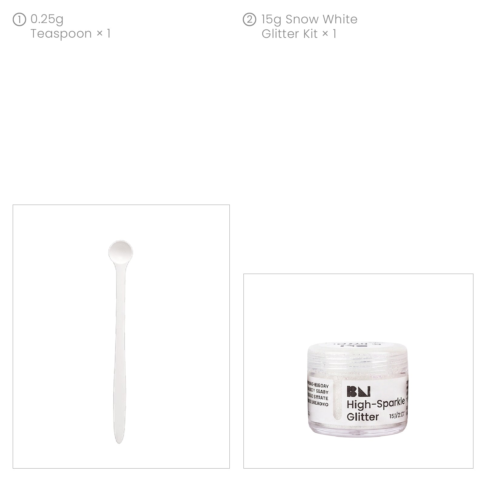 6-Color High-Sparkle Glitter Set for Holiday craft