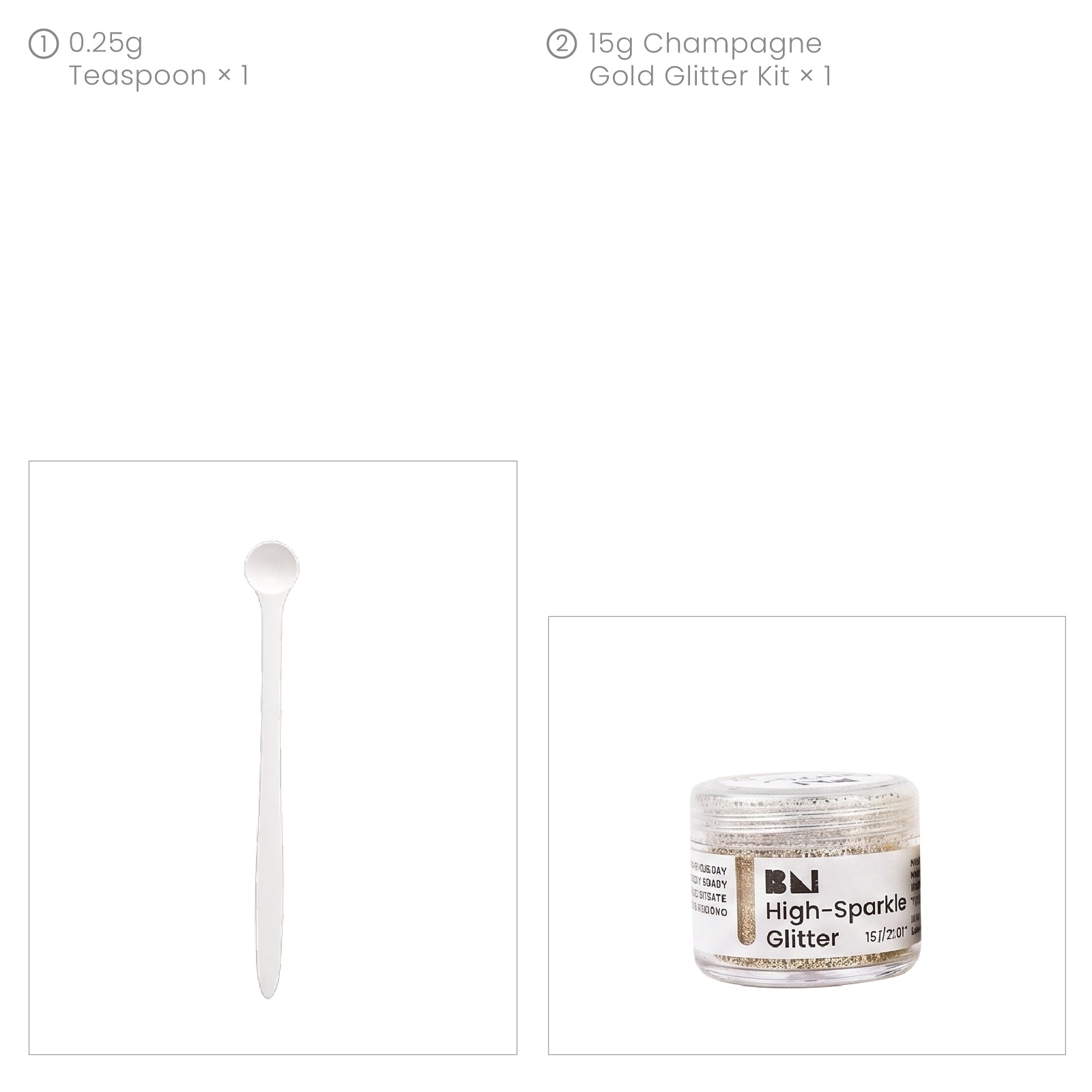 6-Color High-Sparkle Glitter Set for Holiday craft