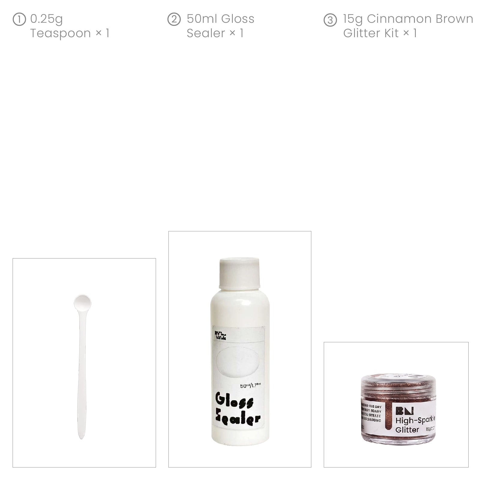 6-Color High-Sparkle Glitter Set for Holiday craft