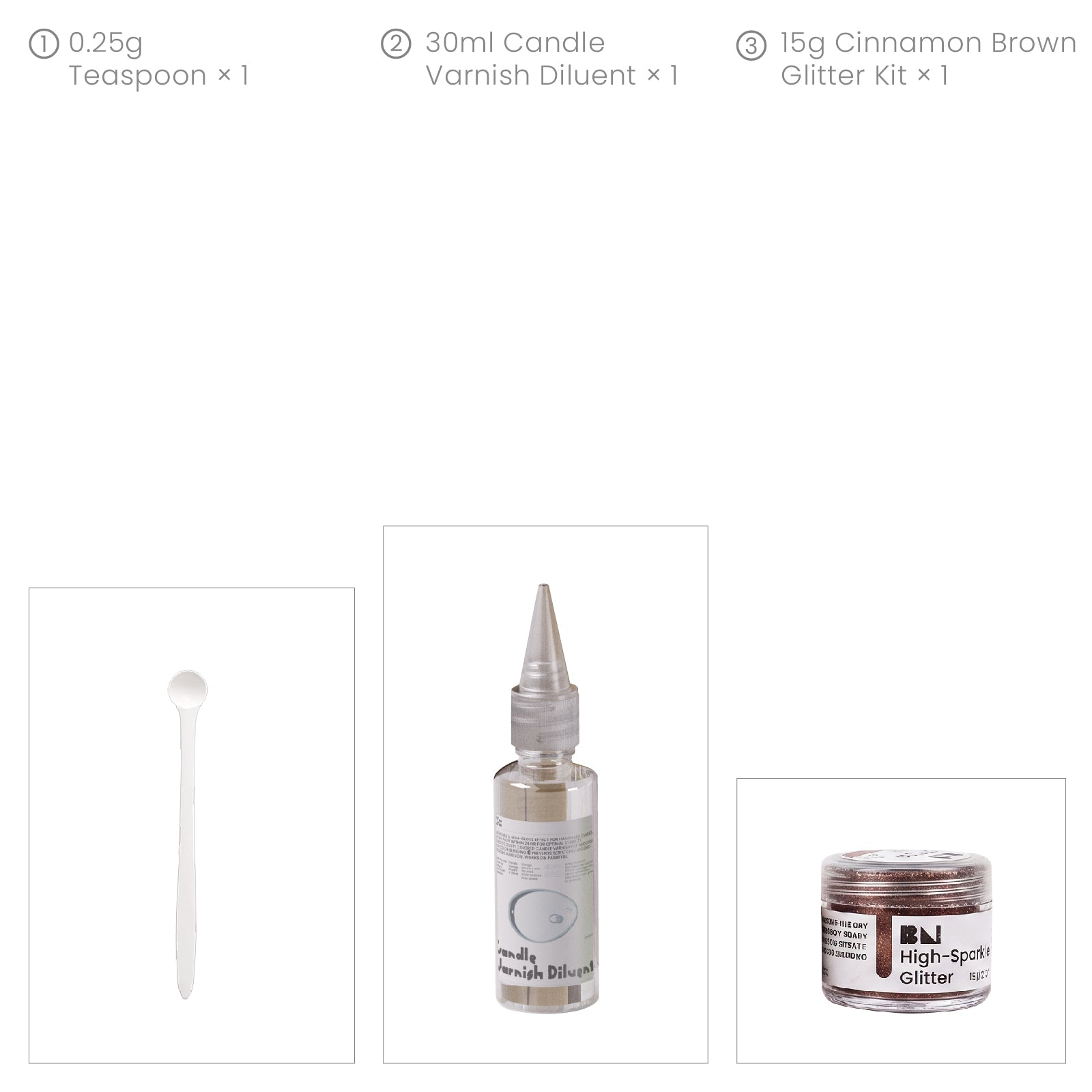 6-Color High-Sparkle Glitter Set for Holiday craft