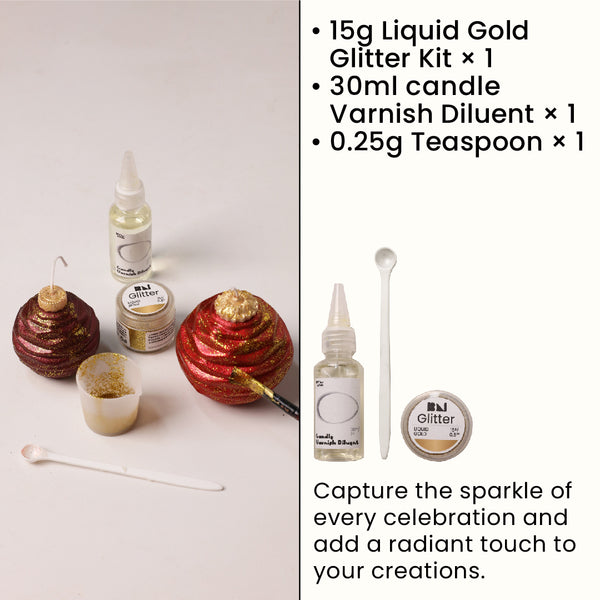 Liquid Gold Glitter Kit