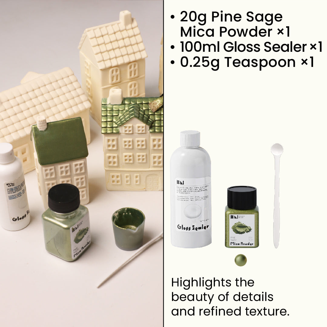 Little Dream Village Candle Jar Silicone Mold Collection