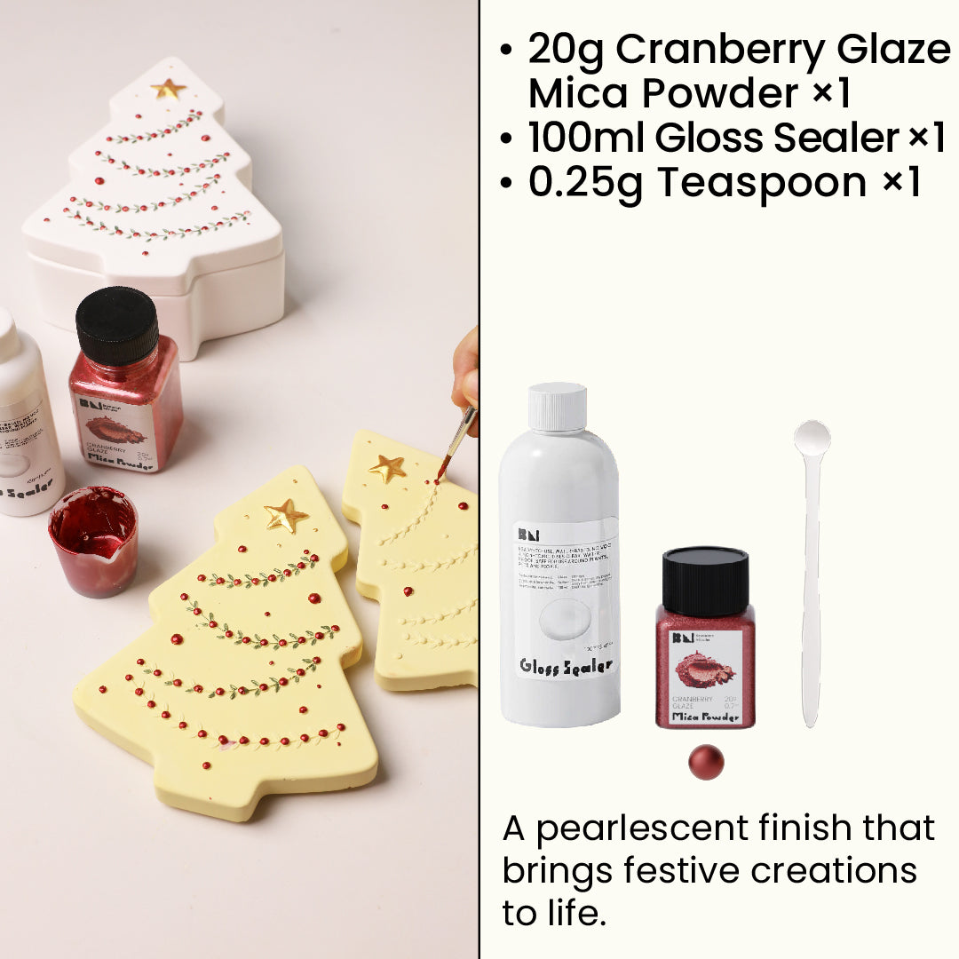 Azulmostaza × Boowan Nicole｜Twinkle Christmas Tree Candle Jar Silicone Mold