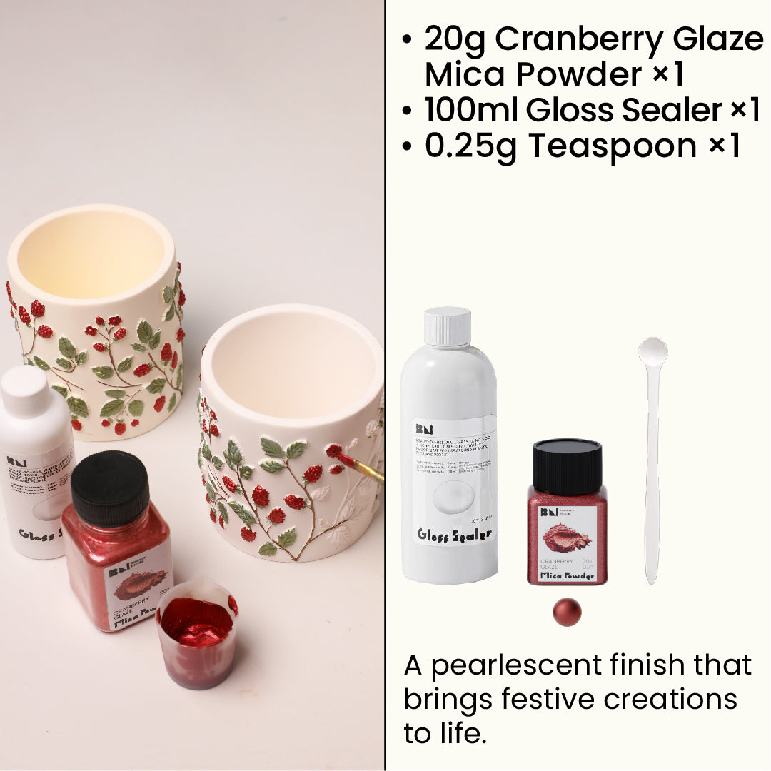 Studio82 x Boowan Nicole | Berry Vine Candle Jar Silicone Mold