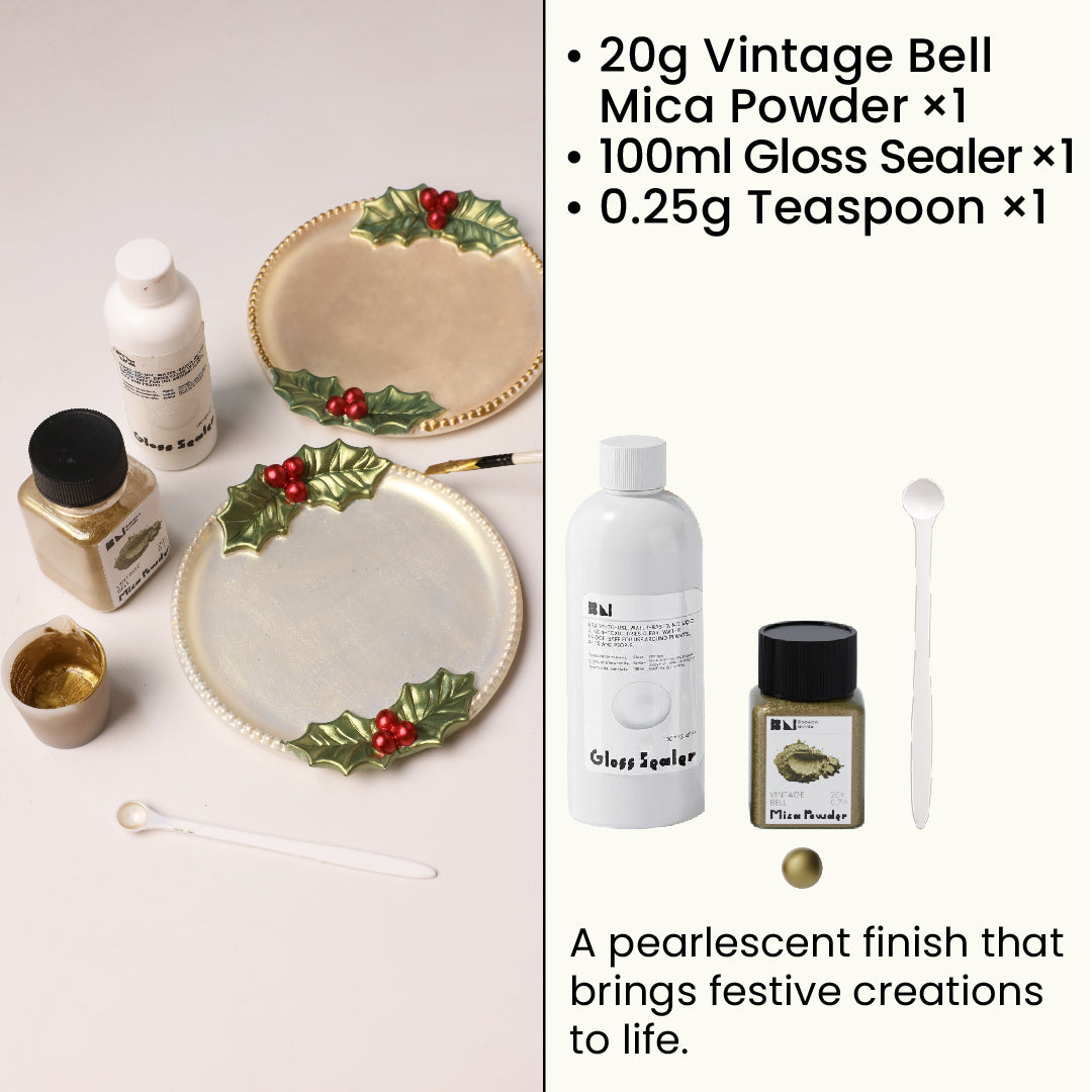 Azulmostaza × Boowan Nicole｜Christmas Holly Berry Tray Silicone Mold