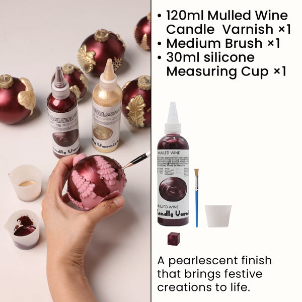 Mulled Wine Candle Varnish & Tool Kit *120ml