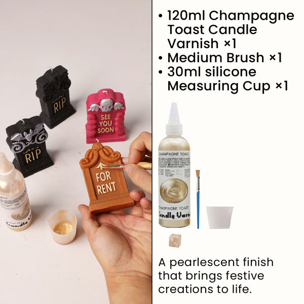 Champagne Toast Candle Varnish & Tool Kit *120ml