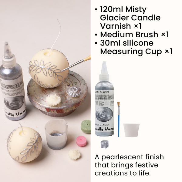 Misty Glacier  Candle Varnish & Tool Kit *120ml