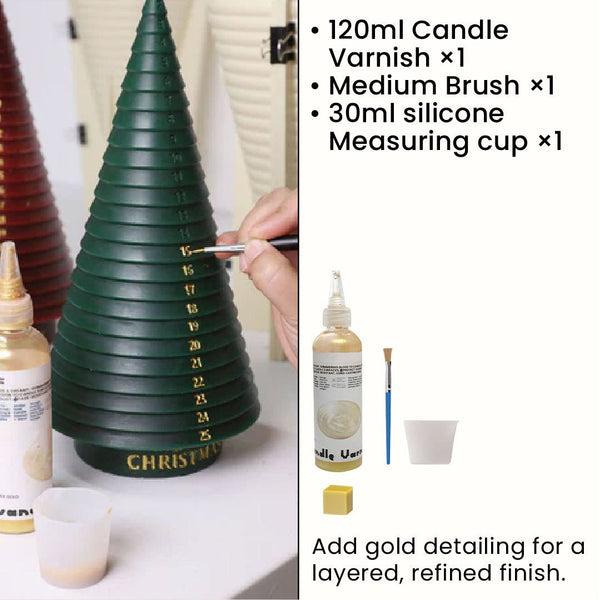 Gold Candle Varnish & Tool Kit