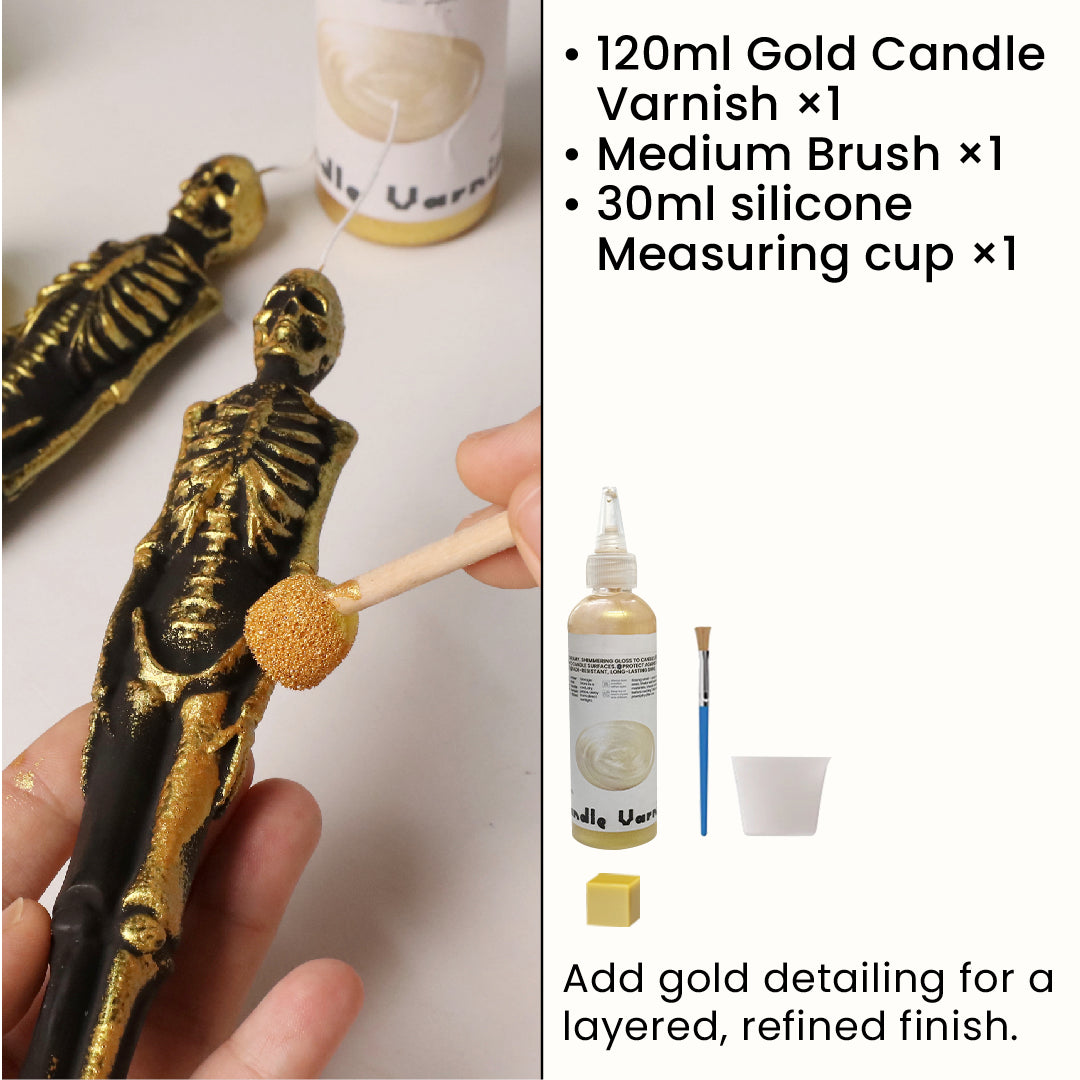 Bone Skeleton Taper Candle Silicone Mold