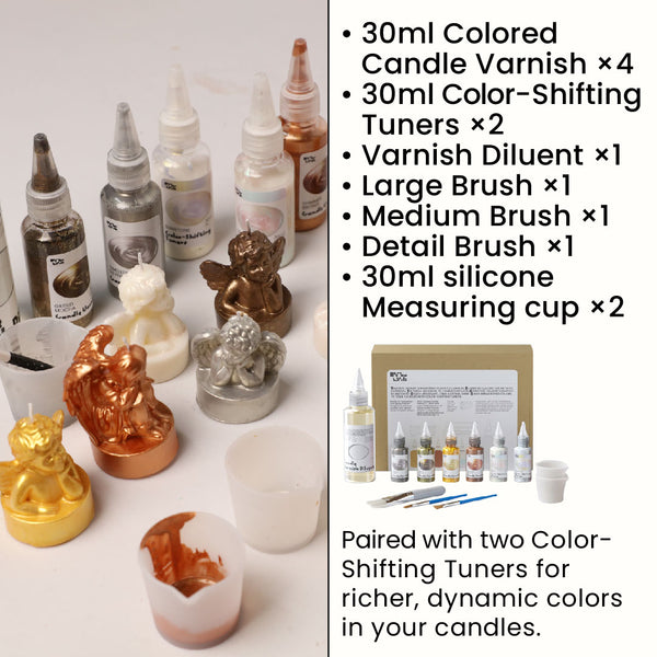 Celebration Glossy Candle Varnish Set