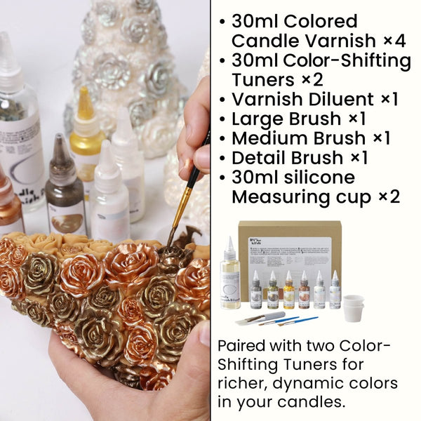 祝祭つや出しろうそく塗料セット