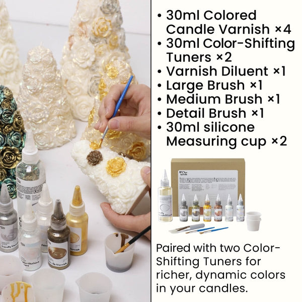 Celebration Glossy Candle Varnish Set