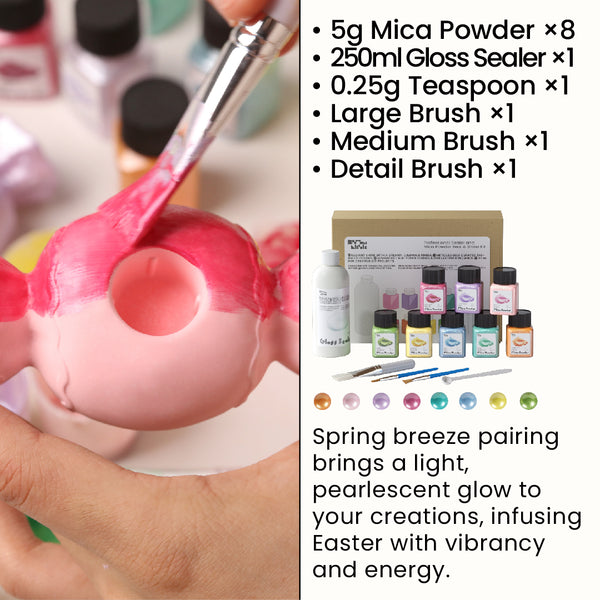 Floral Colors Glitter Sealer Varnish Kit