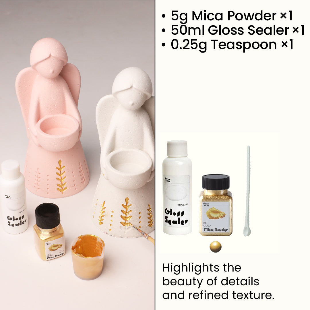 Azulmostaza x Boowan Nicole｜Angel of Light Tealight Holder Silicone Mold