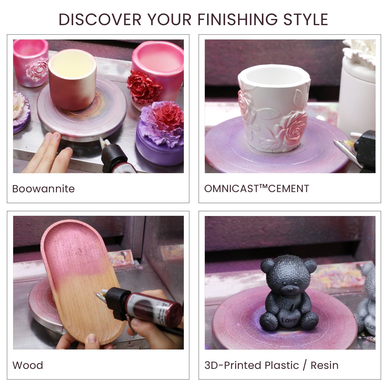 Pro Paint Coating for Zero-Clean Airbrush Dreamy Pearlescent Sheen