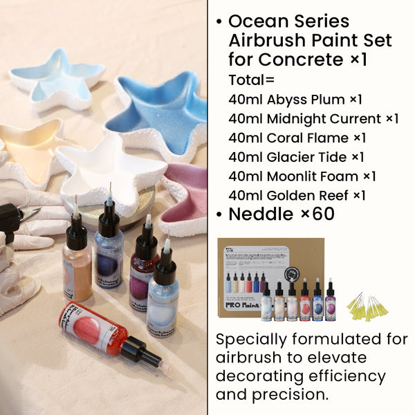Ocean Series Airbrush Paint Set