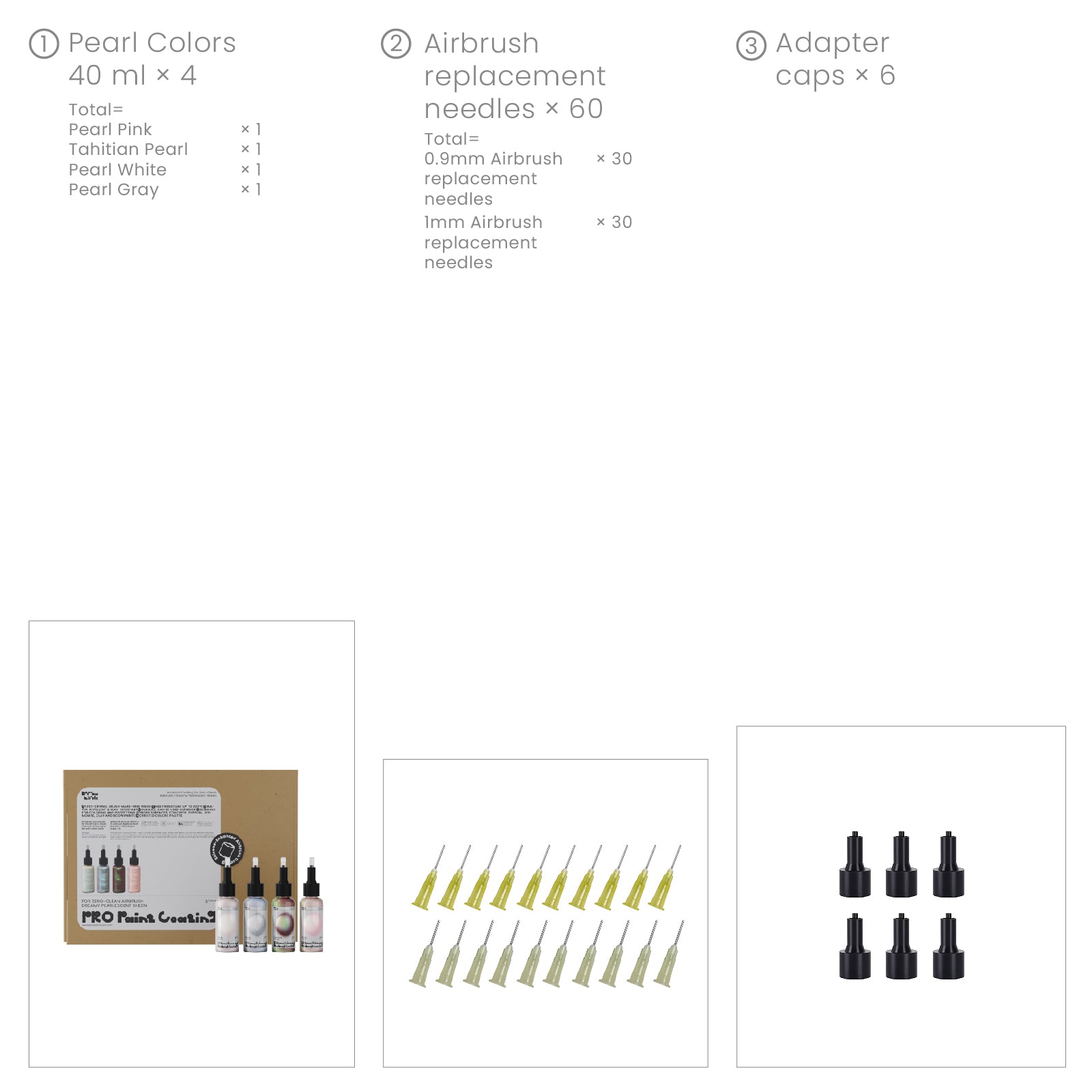Pro Paint Coating For Zero-Clean Airbrush 4 Of Pearl Colors