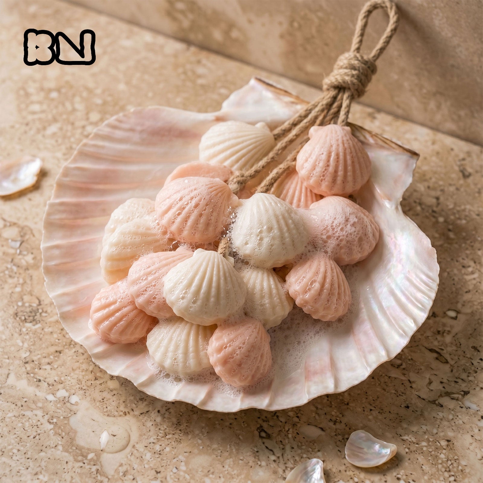 Seashell Cluster Soap Silicone Mold