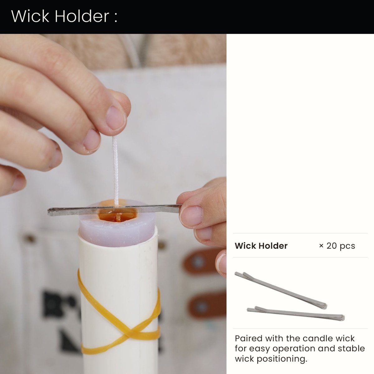 Serene Twist Taper Candle Silicone MoldTaper Candle MoldA0364