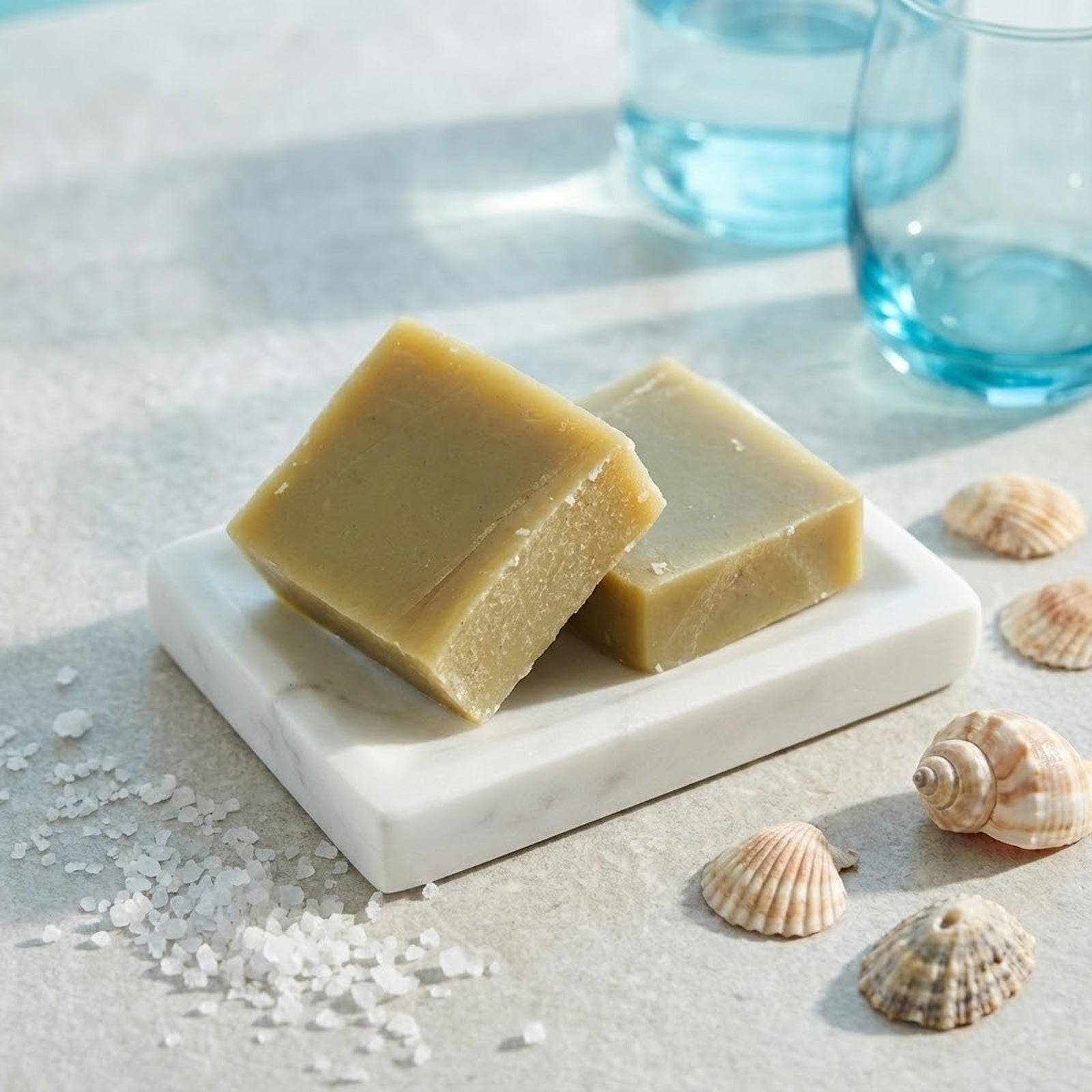 Seven Essence Sea Salt Essential Oil Soap Bar - Boowan Nicole