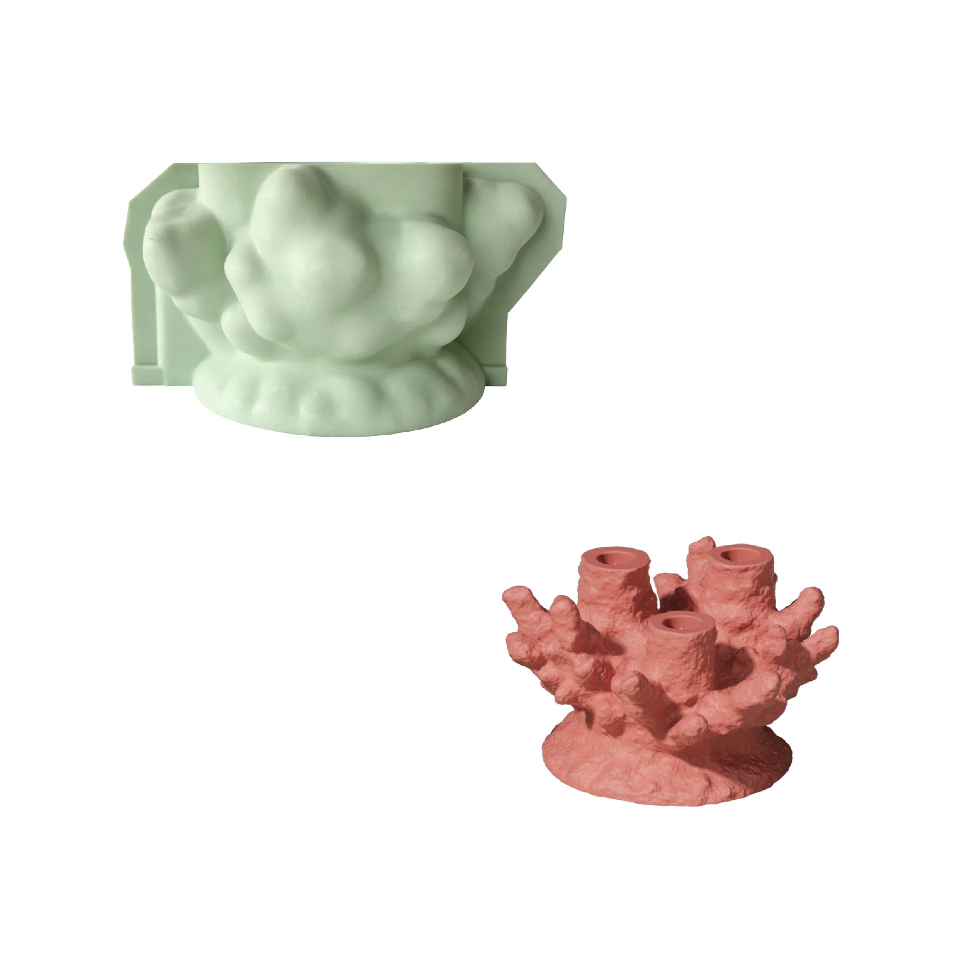 Azulmostaza × BN｜La Isla Bonita Coral Soft Light Candle Holder Silicone Mold - product detail 8