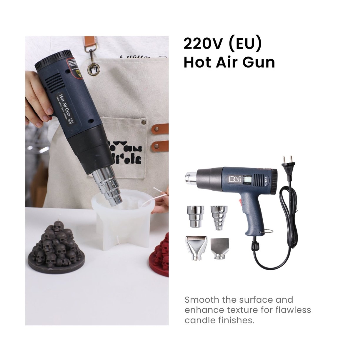 Buy 220V (EU) Hot Air Gun - Boowan Nicole