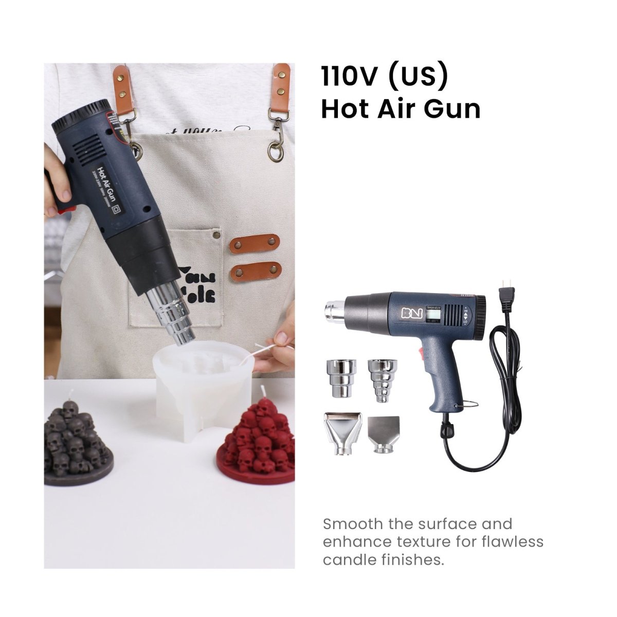 Buy 110V (US) Hot Air Gun - Boowan Nicole