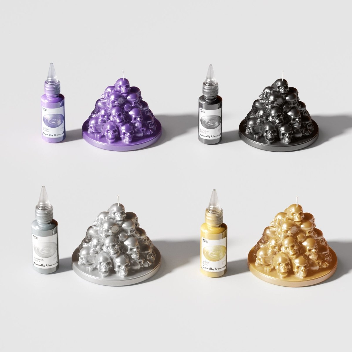 Glitter Sealer Varnish Kit & Halloween Edition Colors