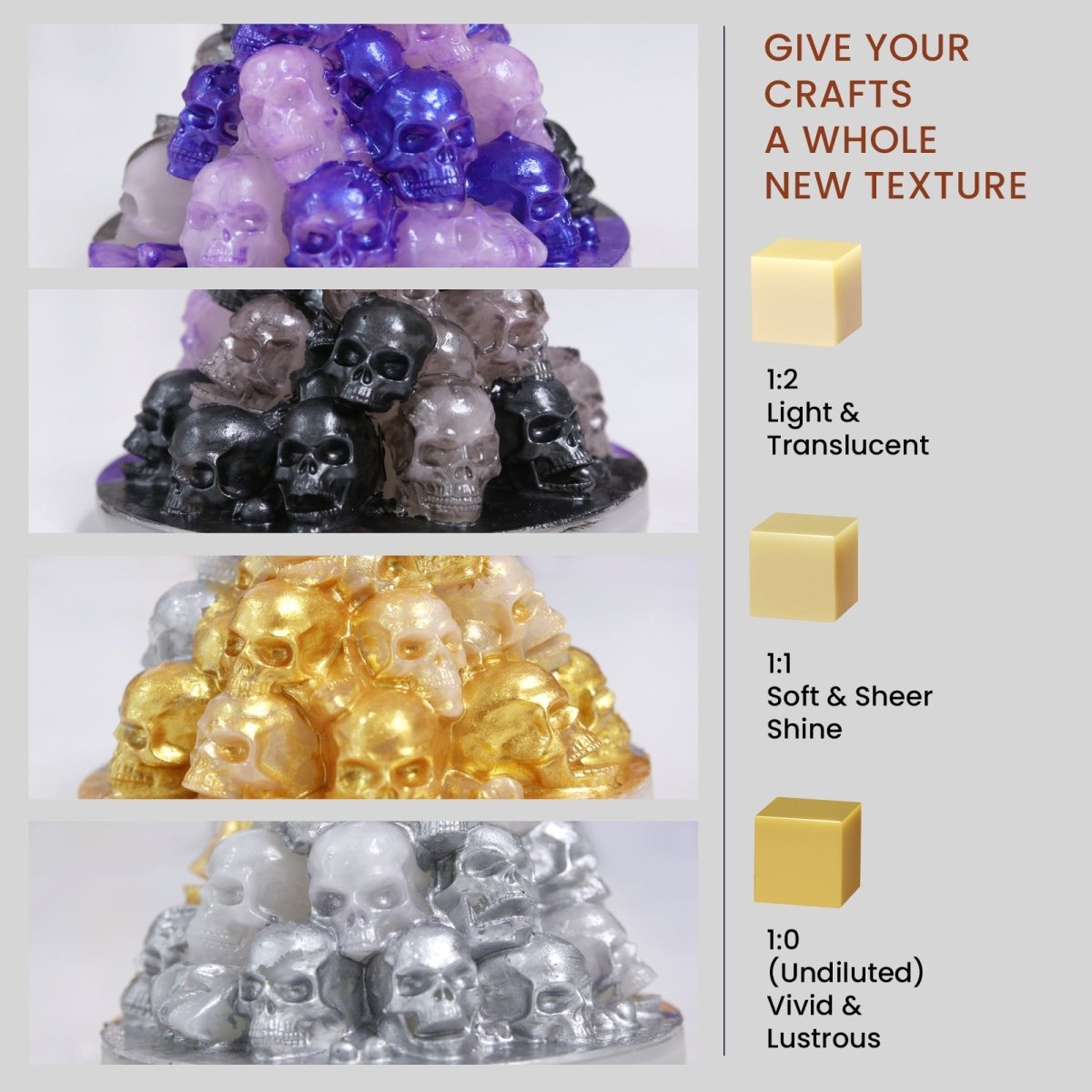 The Skull Mound Candle Silicone Mold3D Candle MoldLZ0885