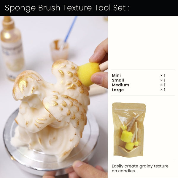 طقم أدوات نسيج فرشاة الإسفنجة