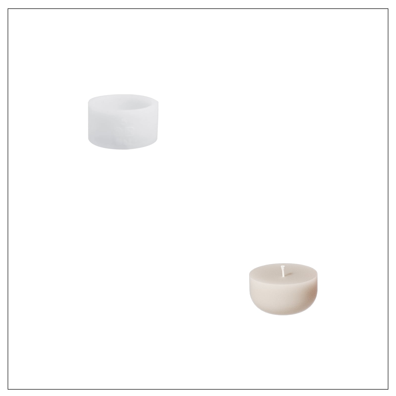 4oz Christmas Twinkle Bauble Candle Jar & Refill Silicone Mold Collection