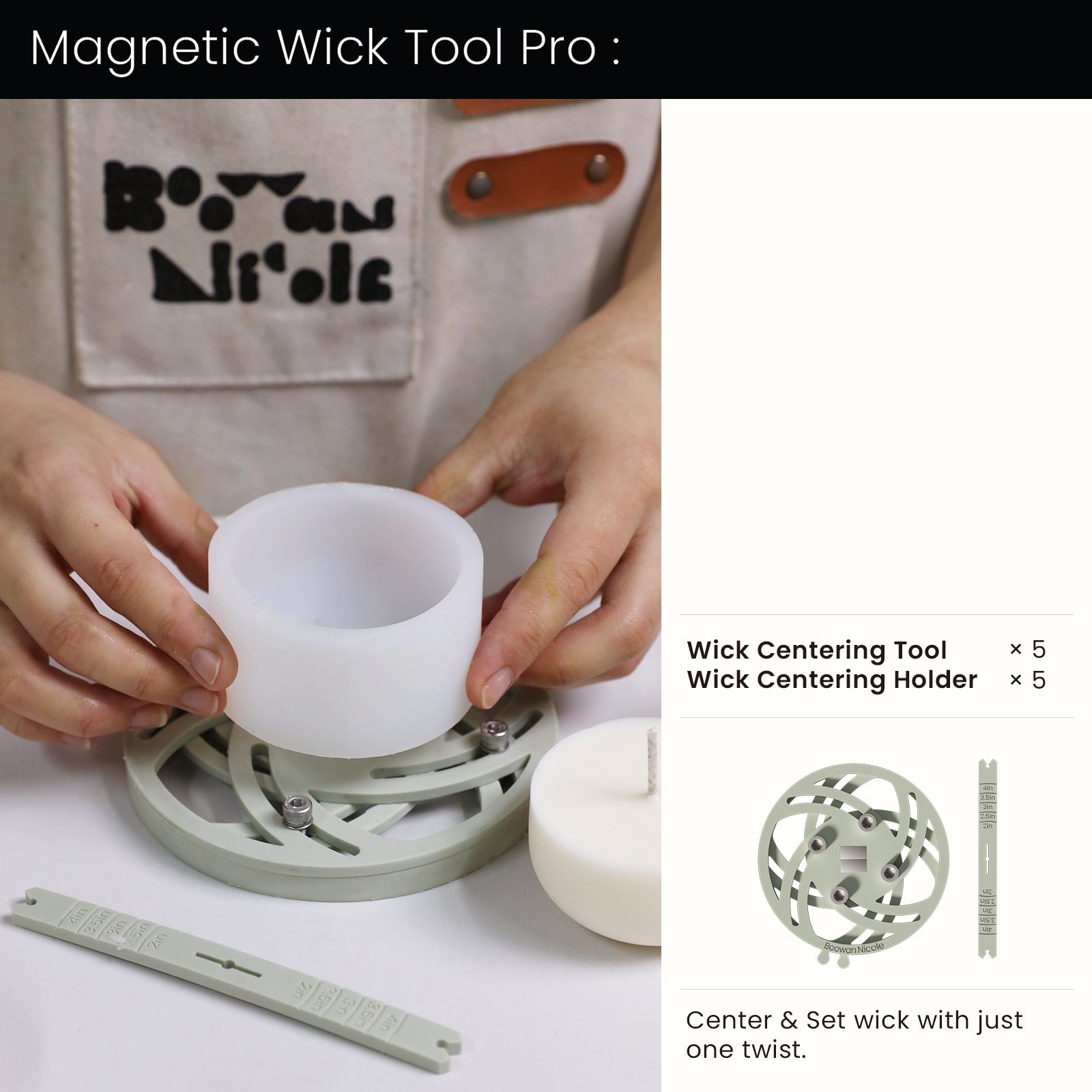 4oz Christmas Twinkle Bauble Candle Jar & Refill Silicone Mold Collection