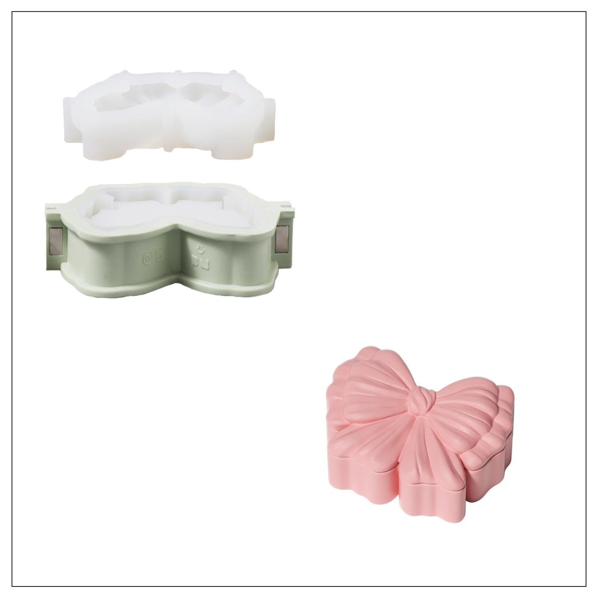 Get the small bow storage box silicone mold - Boowan Nicole