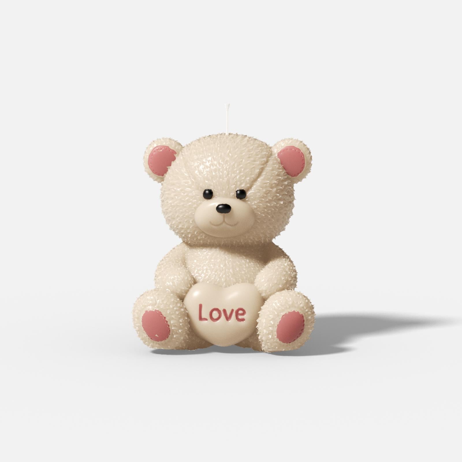 Snuggleheart Bear Candle 