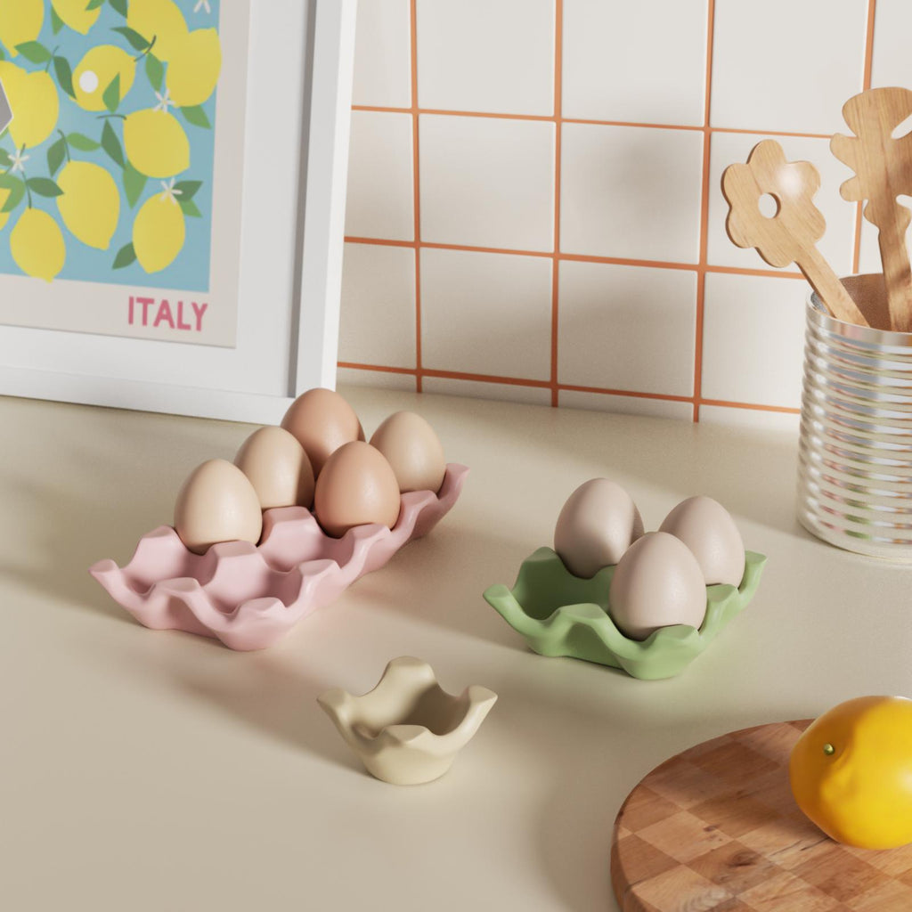 Handmade egg trays in various sizes are a great choice for kitchen storage - Boowan Nicole