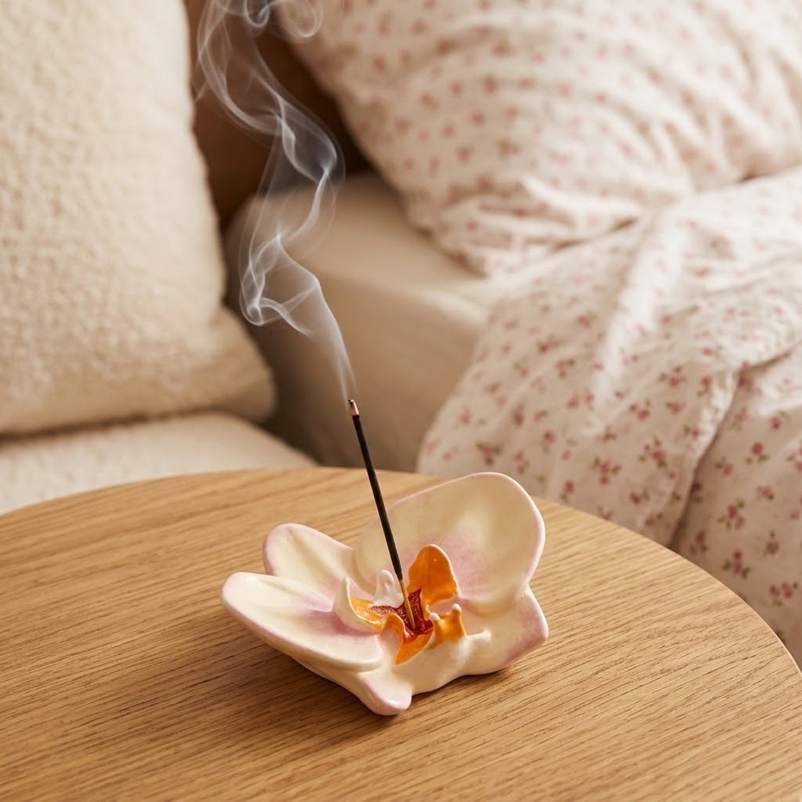 Soft Orchid Incense Holder Silicone Mold
