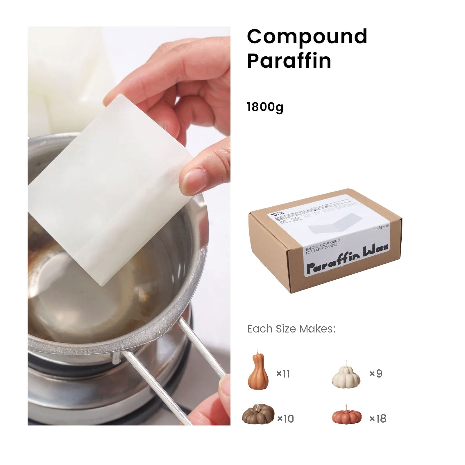 Pumpkin Hour Candle Silicone Mold Collection