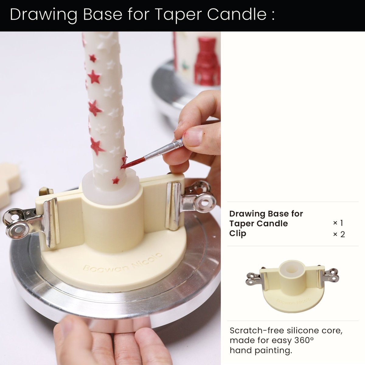 Drawing Base for Taper CandleA0555