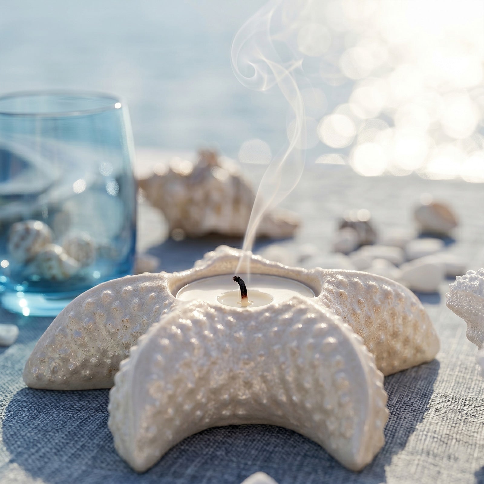 Starfish Tide Candle Jar Silicone Mold Collection