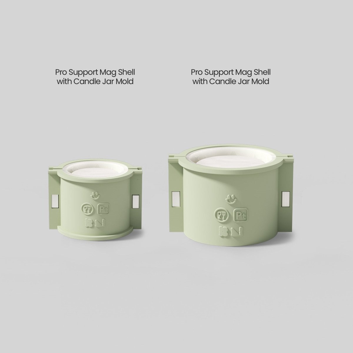 Star Silicone Candle Jar Mold with Support Shell-Boowan Nicole