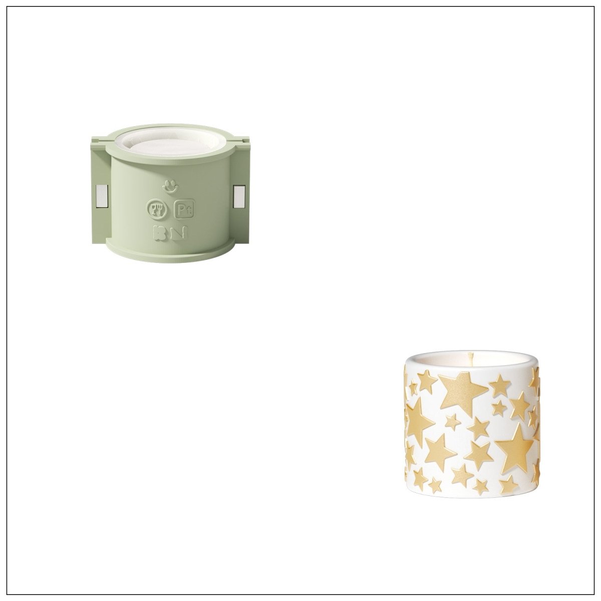 Purchase 5oz Star Candle Jar Silicone Mold-Boowan Nicole